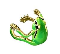 Frog Ear Cuffs Earrings Vintage Toad Open Ring No Piercing Animal Cuff