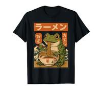 Frog Eating Ramen Japanese Noodle Japan Value Graphic T-Shirt