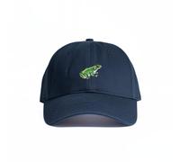 Frog Embroidered Baseball Cap, Unisex Frog Hat, Frog Cap, Frog Gifts (UK, Alpha, One Size, Standard, Navy)