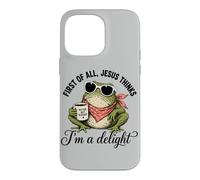 Frog First Of All Jesus Thinks I'm A Delight Case for iPhone 14 Pro Max