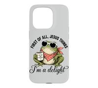Frog First Of All Jesus Thinks I'm A Delight Case for iPhone 15 Pro