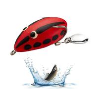 Frog Fishing Lure Pike Floating Float, Frog Prop with Feet Double Prop, Frog , Crankbait, Swimbait, Floating Bait for Bass, Saltwater Fishing, Catfish