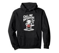 Frog Funny Call me Antisocial but please don't actually.. Pullover Hoodie