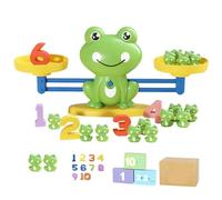 Frog Game Scale Maths Games for Nursery With Frog Numbers and Cards, Educational Counting Toys for Preschool Learning, Fun Gift STEM Math Games for Children 3+ Counting Toys (Green)
