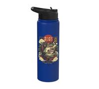 Frog Gamer Ramen Japanese Noodles Stainless Steel Insulated Water Bottle