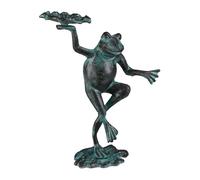 Frog garden statue Outdoor Toad Figurine Heavy Heavyweight Garden Frog Statue
