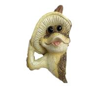 Frog Garden Statue - Small Decorative Resin Tree Sculpture, Outdoor Frog Ornament For Balcony Patio Yard, Resin Peeking Frogs Figurine, Cute Gardens Decor | Charming Outdoor Sculpture Idea FoR