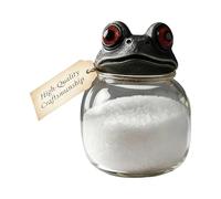 Frog Glass, Pharmacy Glass Material, Spice Container with Gothic Witch Motif, 0.80 Pound, Elegant Decorative Storage Bottle, Improves the Magical Atmosphere for Kitchen Worktops