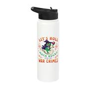 Frog Goose Meme Lets Roll Math Rocks Do War Crimes Teacher Stainless Steel Insulated Water Bottle