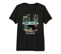 Frog Habitat Frog Watching Pond Premium T-Shirt