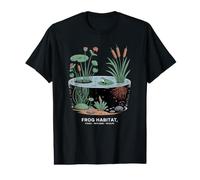 Frog Habitat Frog Watching Pond Value Graphic T-Shirt