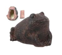 Frog Hidden Key Box, Key Hiders Outside, Frog Shape Secret Storage, Simulated Stone Key Box, Resin Statue, Creative Waterproof Sturdy Secure Design for Hiding Keys, Jewelry, Garden, Porch
