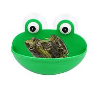 Frog Holder - 4.92 Inch Amphibious Green ABS Wall Sponge Holder, Cute Shape Dish Holder, Reptile Habitat Accessory with Mounting a | Appl
