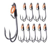 Frog Hook - Twin Point, Spike Tackle | High Performance Fishing Vessels for Panfish Grouper Crappie Bass, Anti-Rust Carbon Steel Kit for Saltwater Beach Anglers, Trout Catch Setup for the Geb