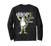 Frog Hop Hope Against The Regime Clever Long Sleeve T-Shirt