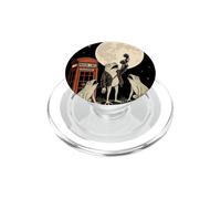 Frog Howling and Calling the Moon Frogs Vintage Graphic PopSockets PopGrip for MagSafe