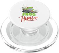 Frog Hunter Kids Frogie World's Best Frog Catcher Fog Lover PopSockets PopGrip for MagSafe