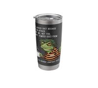 Frog I Avoid Stuff Because I'm Afraid of me Stainless Steel Insulated Tumbler