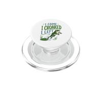 Frog I Came I Croaked I Left Funny Amphibian Pond Humor PopSockets PopGrip for MagSafe