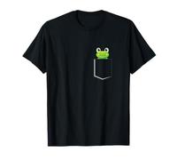 Frog In A Bag Toad Pet Frog Green Frog Bag T-Shirt
