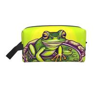 Frog in a Pond Large Capacity Travel Toiletry Bag for Organizing Toiletries and Small Items Suitable for Travel Daily and Gym
