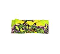 Frog in a pondBow headband, patterned baby bow hair accessory, suitable for newborns, infants, and everyday wear