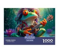 Frog Jigsaw Puzzle Adult And Children 1000 Jigsaws Educational Games Gifts Rainy Days Fun Activities Birthday Jumbo Age 12+ for Adults 52x38cm/1000pcs