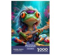 Frog Jigsaw Puzzle Adult And Children 1000 Jigsaws EduCational Games Gifts Rainy Days Fun Activities Birthday Jumbo Age 12+ for Adults 52x38cm/1000pcs