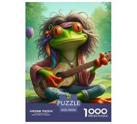 Frog Jigsaw Puzzle Adult And Children 1000 Jigsaws Educational Games Home Decoration Rainy Days Fun Activities Birthday Jumbo Age 12+ for Adults 70x50cm/1000pcs