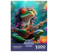 Frog Jigsaw Puzzle Adult And Children Beautifully Illustrated Rainy Days Fun Activities Birthday Jumbo Age 12+ for Adults 52x38cm/1000pcs