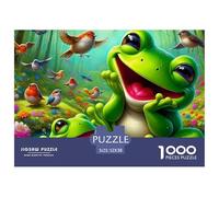 Frog Jigsaw Puzzle Adult And Children Educational Games Home Decoration Rainy Days Fun Activities Birthday Jumbo Age 12+ for Adults 52x38cm/1000pcs
