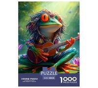Frog Jigsaw Puzzle Adult And Children Educational Games Home Decoration Rainy Days Fun Activities Birthday Jumbo for Boys And Girls 38x26cm/1000pcs