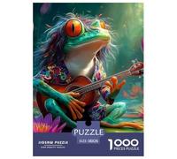 Frog Jigsaw Puzzle Adult And Children EduCational Games Home Decoration Rainy Days Fun Activities Birthday Jumbo for Boys And Girls 38x26cm/1000pcs