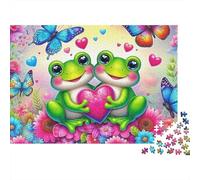 Frog Jigsaw Puzzle Animal 1000 Pieces Eco-friendly Paper Bundle for Adults 12+ Home Decor Puzzle 38x26cm/1000pcs