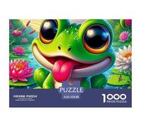 Frog Jigsaw Puzzles Adult And Children Educational Games Gifts Rainy Days Fun Activities Birthday Jumbo for Boys And Girls 52x38cm/1000pcs