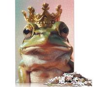 Frog King Puzzles 1000 Pieces Wooden Puzzles for Adults & Teenager Learning Educational Toys 1000pcs (75x50cm)