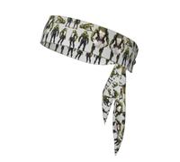 Frog King Sports Headbands for Men and Women, Patterned Sweat-Absorbing Headbands, Outdoor Travel and Sports Headbands