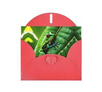 Frog Leaves print Holiday greeting cards - thank-you cards, invitation cards, double-sided flashing effects