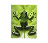 Frog Leaves Printed Laptop Sleeve Bag 13-Inch - Leather Laptop Sleeve Case Shockproof Protective Computer Cover Bag