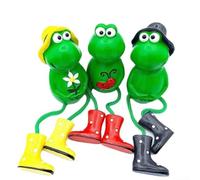 Frog Legs Resin Hanging Ornament Set for Indoor Outdoor Use Featuring Whimsical Design and Natural Theme Appeal (Three Hanging Frogs)