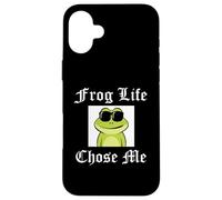 FROG LIFE CHOSE ME - Gangsta Stunner Shades on Cool Toad Case for iPhone 16 Plus