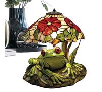 Frog Light, LED Reading Lamp, Green Animal Nightstand, Flexible Neck Function, Whimsical Character Design, Lighting Piece, Small Dimmable Luminaire for Office Desk