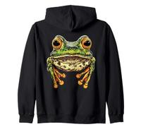 Frog Little Toad Tree Frog Baby Frogs Cute Frog Zip Hoodie