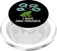 Frog Lover Introvert Animal Humor Quiet Witty Nature Geek PopSockets PopGrip for MagSafe
