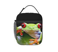 Frog Lunch Box Insulated Soft Bag Reusable Cooler Bag For Women&Men&Work Picnic Hiking