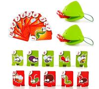 Frog Mask with Blow Tongue, Frog Tongue Board Game Lizard Tongue Game Frog Tongue Mask Games Frog Tongues Out Toy with Blowing Air Multiplayer Party Games (2 Pcs)