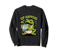 Frog Matcha Sip Happens Japan Sweatshirt