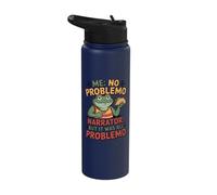 Frog Me No Problemo Narrator But It was All Problemo Taco Stainless Steel Insulated Water Bottle