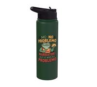 Frog Me No Problemo Narrator But It was All Problemo Taco Stainless Steel Insulated Water Bottle