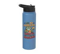 Frog Me No Problemo Narrator But It was All Problemo Taco Stainless Steel Insulated Water Bottle